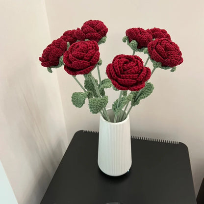 Knitted Rose (single)