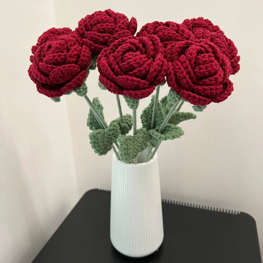 Knitted Rose (single)