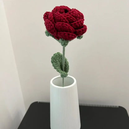 Knitted Rose (single)